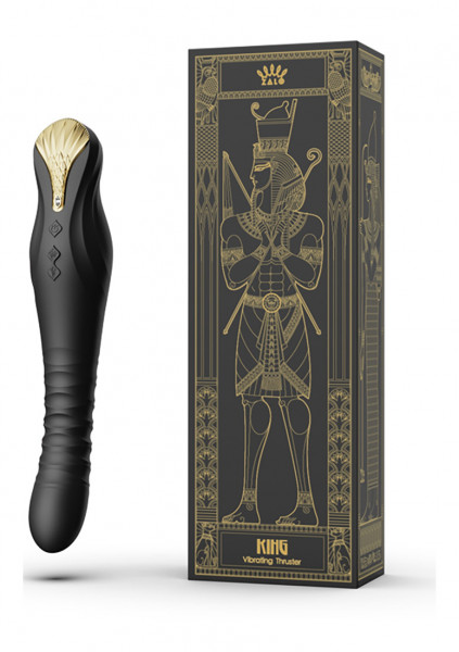 King Vibrating Thruster - Obsidian Black - Best G Spot Vibrator