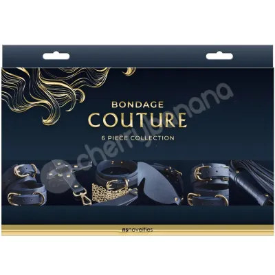 Bondage Couture 6 Piece Kit Blue BDSM Kit