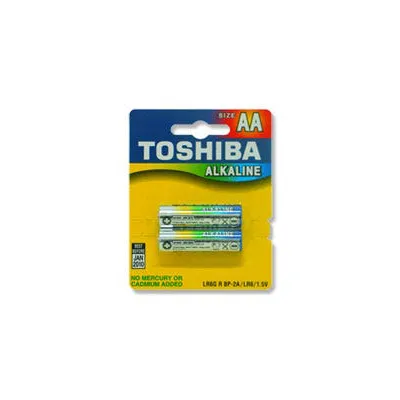 Toshiba AA Alkaline Batteries Pack of 2