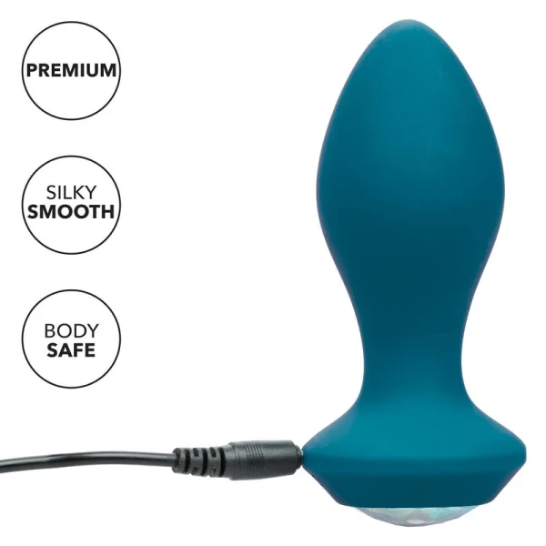 Power Gem Butt Plug Vibrating Crystal Probe