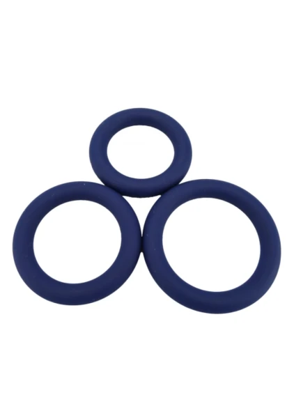 Loving Joy Thick Silicone Cock Rings 3 Pack
