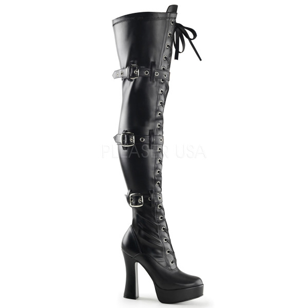 5 inches Stack Heel, 1 1/2 inches PF Boot