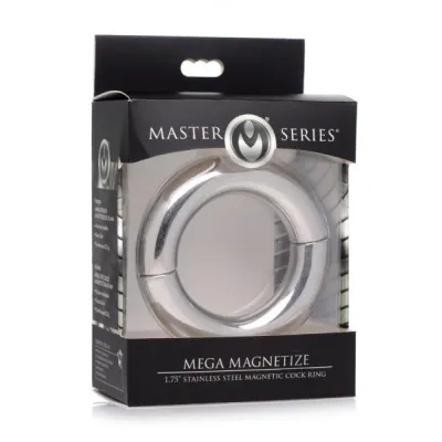 Mega Magnetize Stainless Steel Magnetic Cock Ring