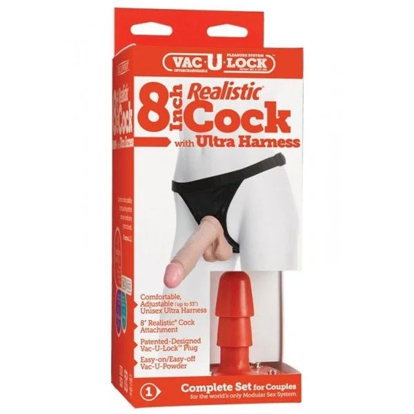 Ultra Harness 2 with 8 Inch Realistic Dong
