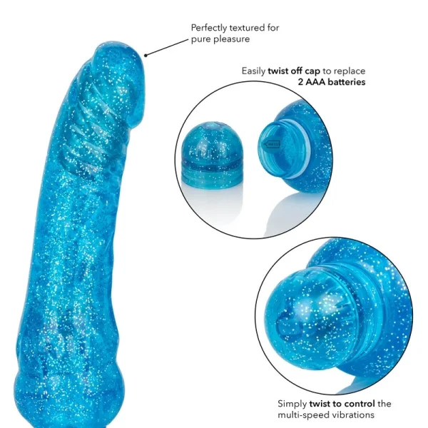 Calexotics Sparkle Glitter Jack Vibrator — image 5 of 5