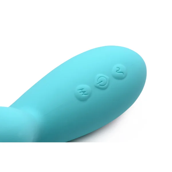 Shegasm 5 Star 10x Silicone Suction & Pulsing Rabbit - Teal — image 18 of 21