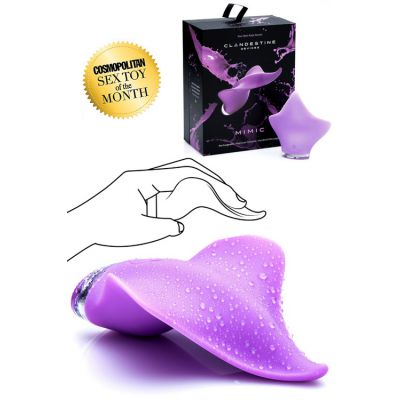 Clandestine Devices MIMIC Rechargeable Silicone 4 25 Vibrating Massager