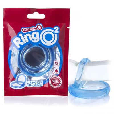The RingO2 Cock Ring by Screaming O Blue