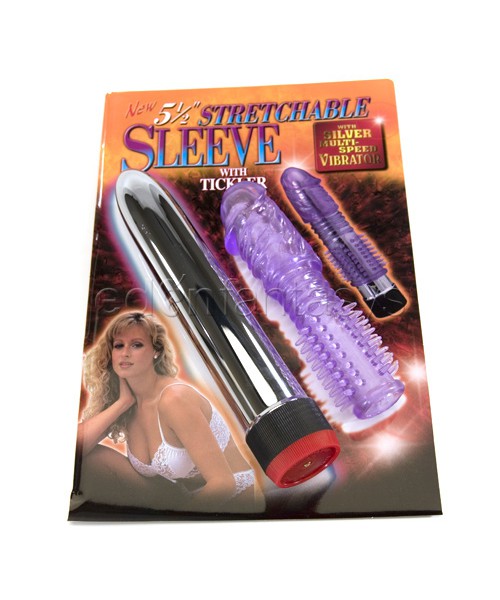 Stretchable sleeve with tickler