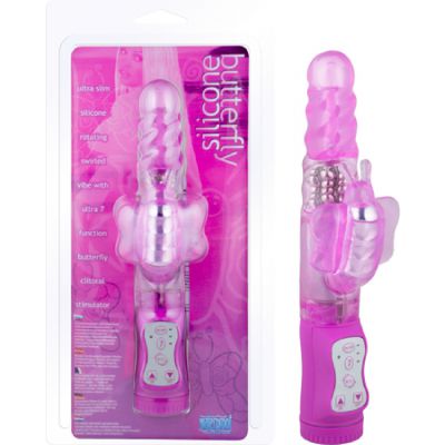 Silicone Butterfly Pink