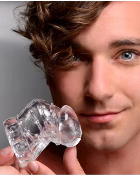 Detained 20 Restrictive Chastity Cage With Nubs