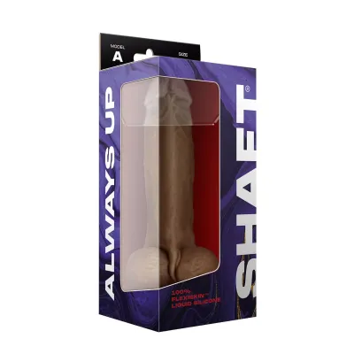 Shaft Model a 9 5 Inch Liquid Silicone Dong With Balls Oak