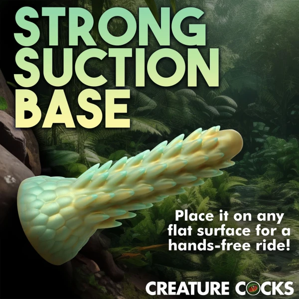 Creature Cocks - Stegosaurus Spiky Reptile Silicone Dildo