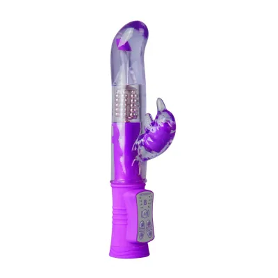 BRIE dolphin vibrator rotating dual motors Purple