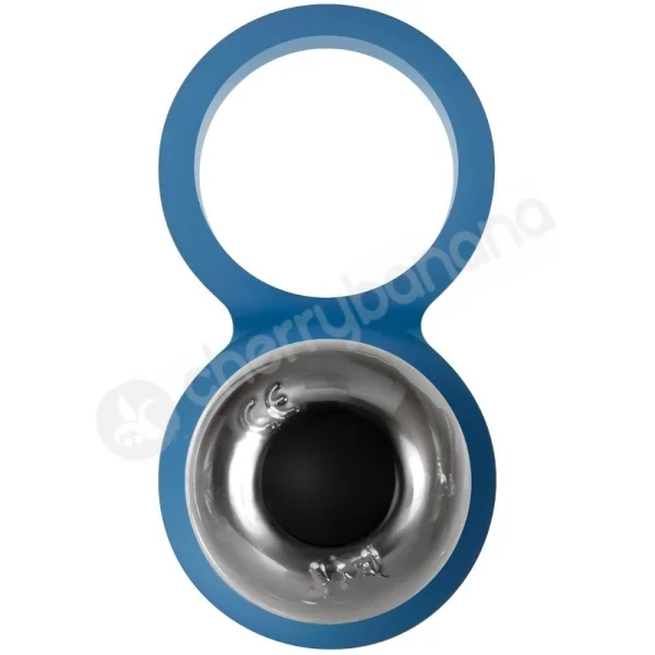 Adam & Eve Silicone Blue Dolphin Finger Bullet Vibe