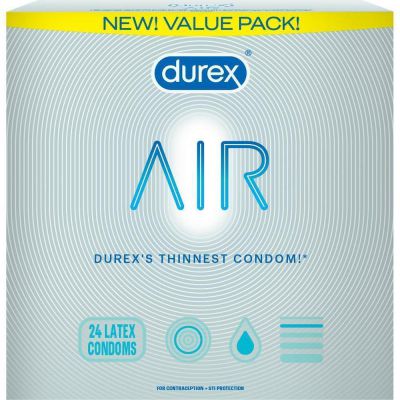 Durex Air Extra Thin Transparent Latex Condoms