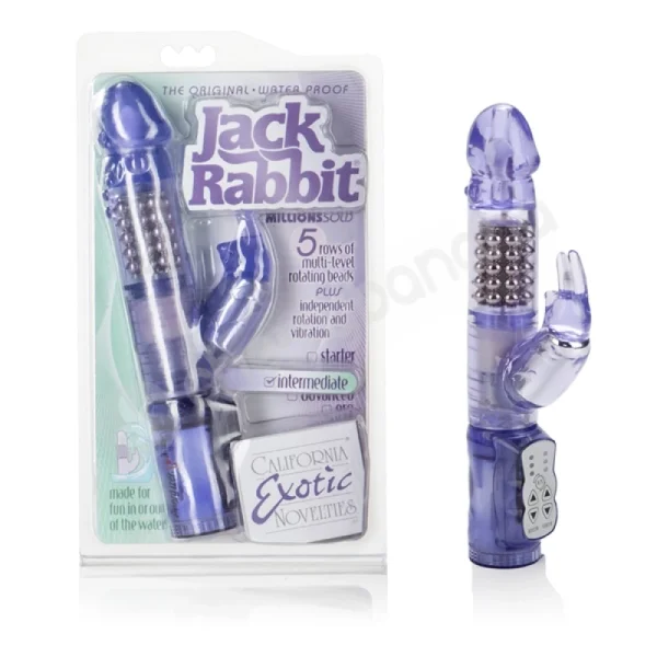 Waterproof Jack Rabbit Purple Vibrator