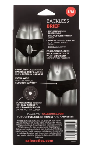 Her Royal Harness Backless Brief - S-m