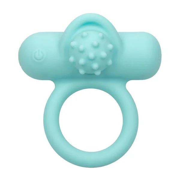 CalExotics Silicone Rechargeable Nubby Lovers Delight Vibrating Penis Ring