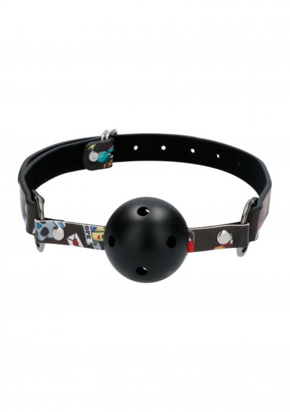 Breathable Ball Gag - Tattoo Art Print by Shots