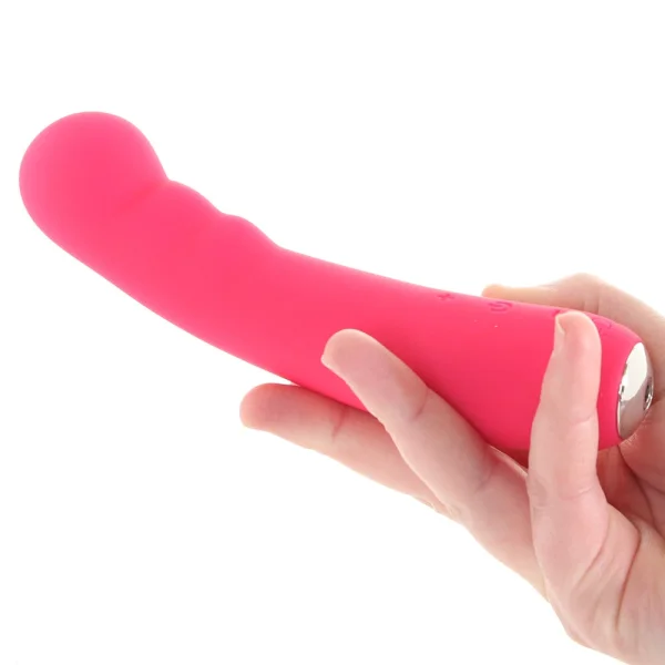 Midori Rechargeable Waterproof Silicone G-Spot Vibrator by VeDO - Foxy Pink