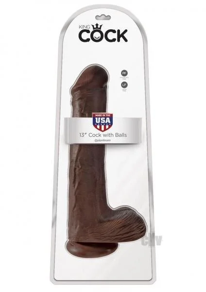 King Cock 13" Cock - Brown