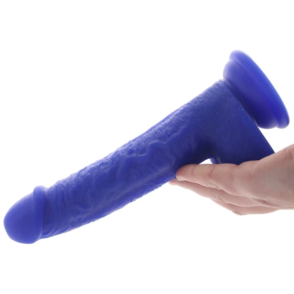 Admiral Sailor 7" Rechargeable Waterproof Vibrating Silicone Suction Cup Dildo By CalExotics - Blue