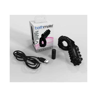 Bathmate Vibe Ring Tickle Black