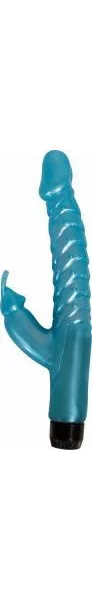 Pearlshine Mini Rabbit Vibro Wand - Blue