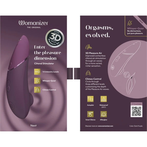 Womanizer Next 3D Pleasure Air Stimulator in Purple