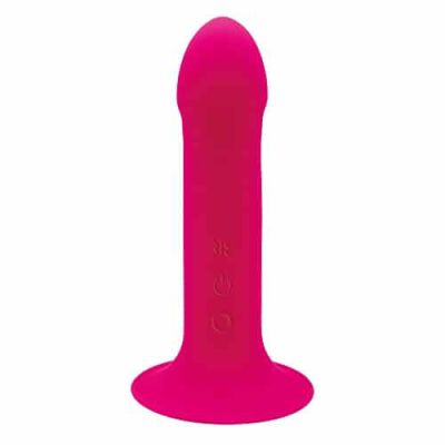 Dual Density Cushioned Core Vibrating Suction Cup Silicone Dildo 6 5 Inch