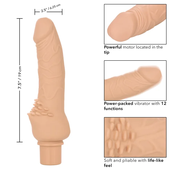 Rechargeable Power Stud Cliterrific - Ivory