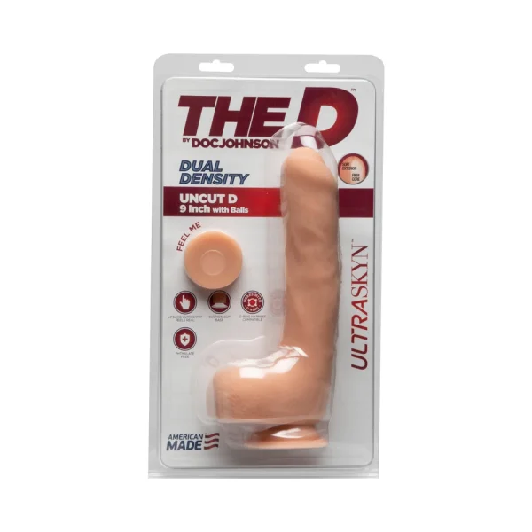 Uncut D Ultraskyn 9 inch Dildo — image 4 of 9