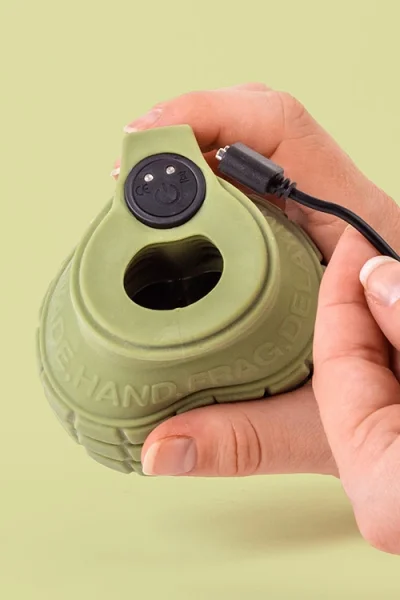 Velvet Brands La Bomba 3.2" Vibrating Grenade Novelty Stroker