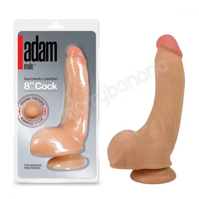 Adam Male Dual Density Cyberskin 8 Cock