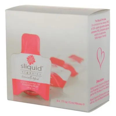 Sliquid Organics Stimulating O Gel Lube Cube 12 17oz Packs