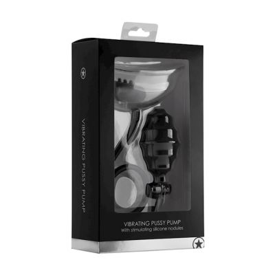 Vibrating Pussy Pump Black