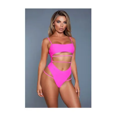Venetia Swimsuit Hot Pink Large