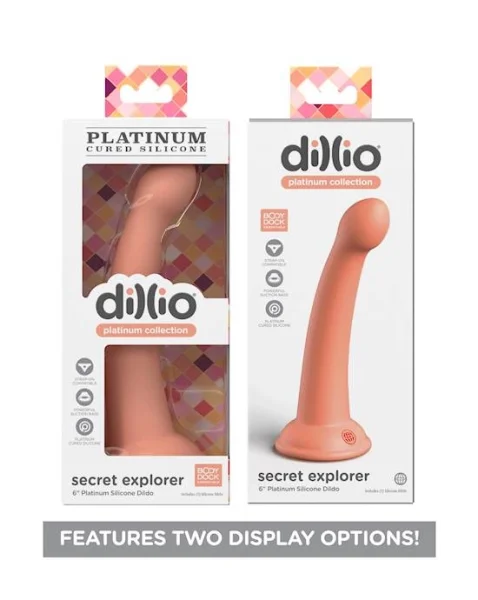 Dillio Platinum Secret Explorer Dildo
