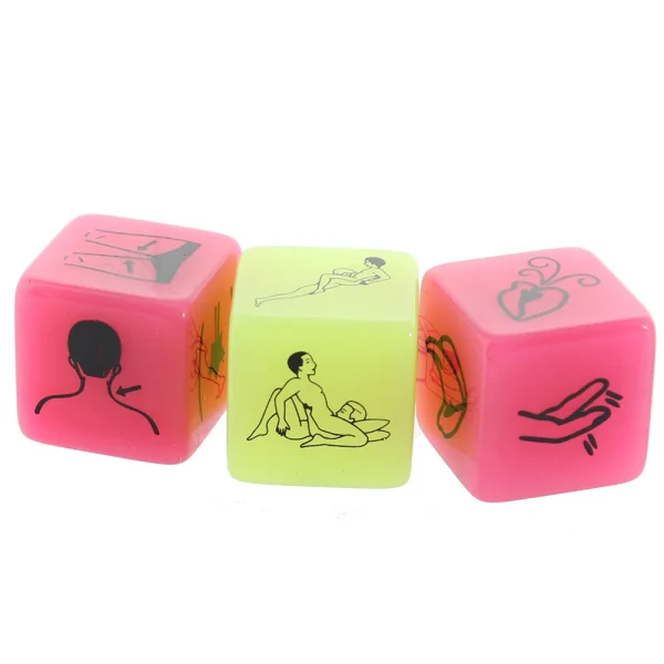 Glow-in-the-dark Oral Sex Dice
