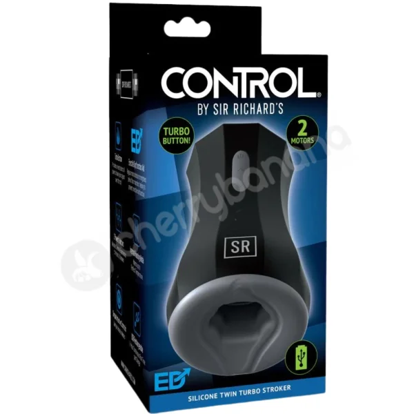 Sir Richards Silicone Twin Turbo Heating & Vibrating Stroker