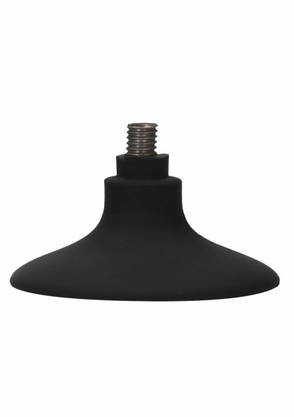 Interchangeable Butt Plug Set - Rounded Medium - Black - Butt Plugs For Women