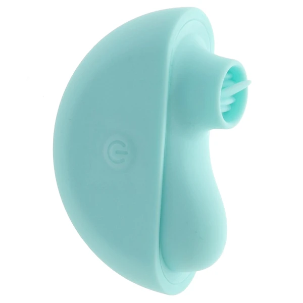 Ovation Rave Rechargeable Silicone Waterproof Flickering Clitoral Vibrator By CalExotics - Blue
