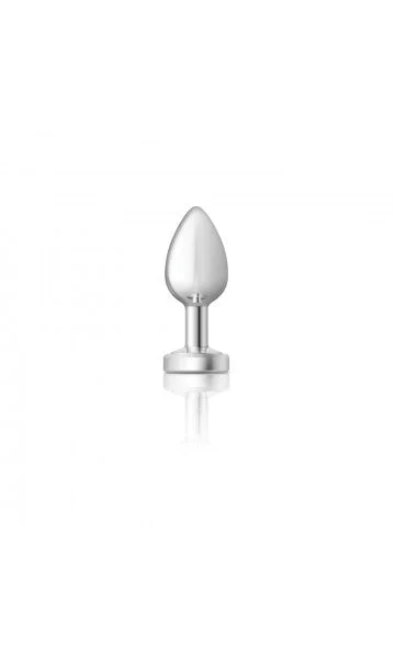Cheeky Charms Silver Metal Luminous Butt Plug — image 5 of 6