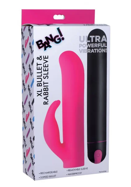 Xl Bullet and Rabbit Sleeve - Pink