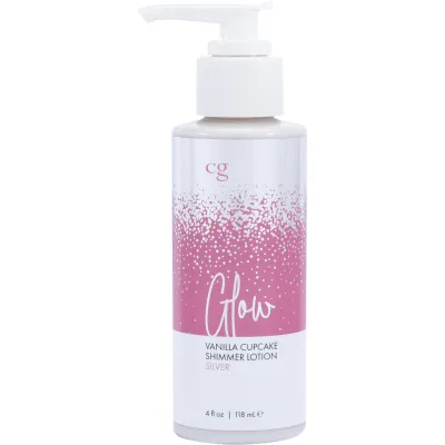 CG Vanilla Cupcake Fragranced Shimmer Lotion Silver Shimmer 4 oz