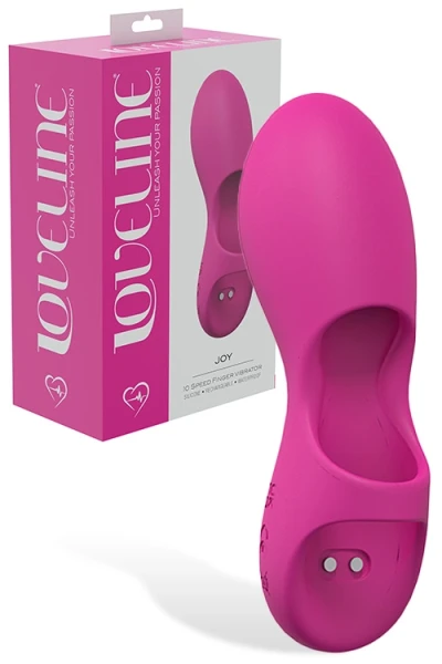 Shots Toys Joy 4.3" Silicone Finger Vibrator