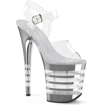 8 inches Heel 4 inches Lined PF Ankle Strap Sandal