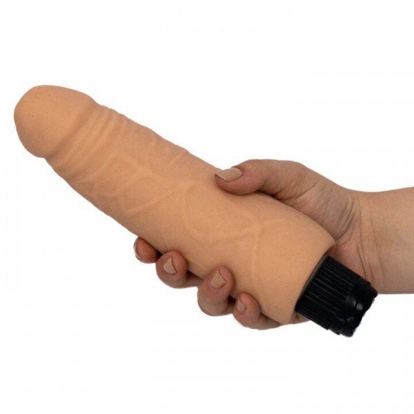 Mr Girthy Vibrating Realistic Dildo - 9.5 Inch — image 4 of 4