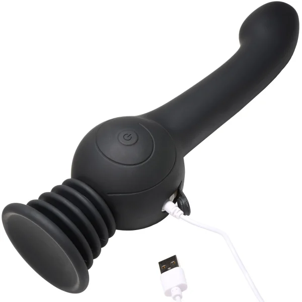 INMI Sex Shaker Shaking Silicone Rechargeable Stimulator - Black